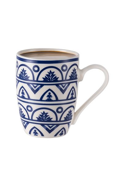 Madame Coco Perla Mug - Blue/White - 360 ml
