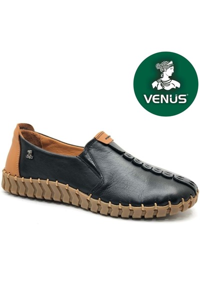Venüs Pantofi de damă ortopedici din piele naturală Küllicek NEGRU