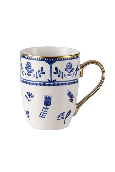 Madame Coco Lori Mug - Blue/White - 360 ml