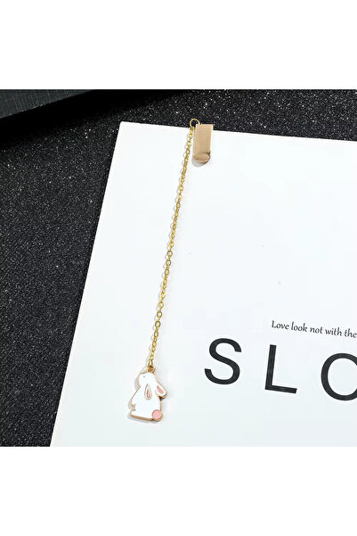 Fivy Semn de carte modern cu lanț și figură