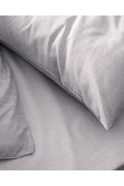 Madame Coco Odette Family Size 100% Cotton Ranforce Printed Duvet Cover Set - Gray