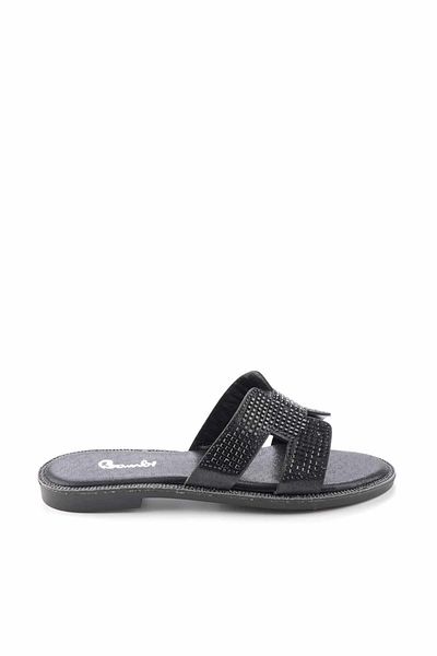Bambi Black Black Women's Slippers K04913032887