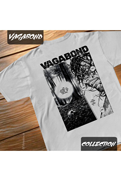 SHINOBIX VAGABOND Anime / Manga Miyamoto Musashi Spiral Smrti Oversize Majica