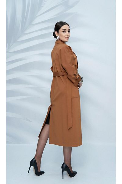 Eccim Fashion Elegant Plain Lined Long Women's Trench Coat