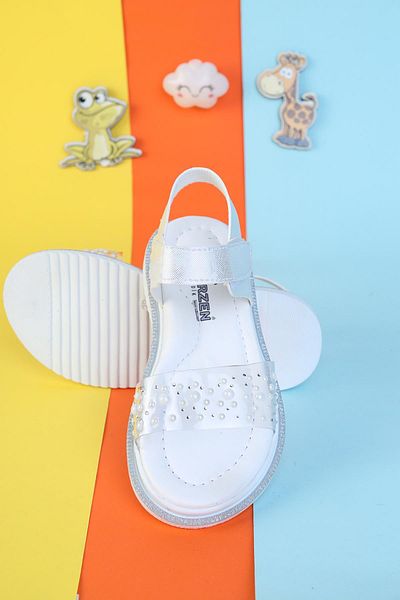 Moda Lime Talpă flexibilă cu velcro, ortopedică completă, durabilă, cu potrivire largă, sandale sport pentru fete, papuci