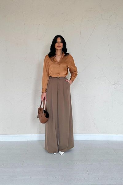 Moka Shopin Mokashopin Mink Satin Shirt