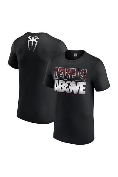 LEIVOR Μπλουζάκι από βαμβακερό εμπριμέ Roman Reigns Levels Above