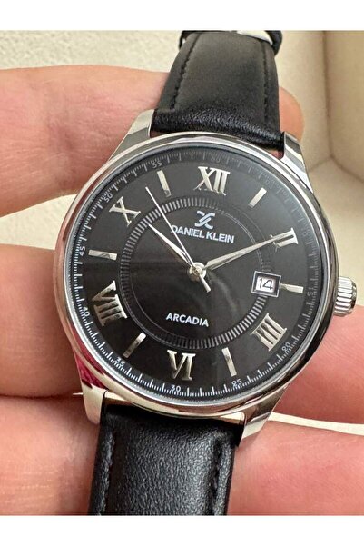 Daniel Klein Dk.1.14051 Klasik Siyah Deri Kordonlu 41 Mm Erkek Kol Saati
