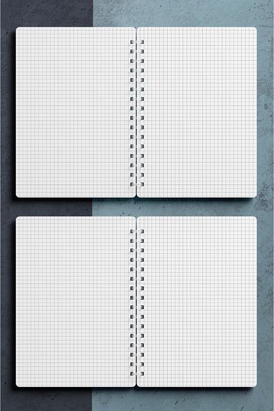 Miona A5 Sprilalli Hard Cardboard Cover 120 Sheets School Notebook, Notebook