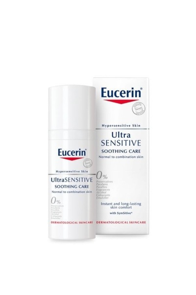 Eucerin يوسرين كريم العناية المهدئة للبشرة الحساسة للغاية 50 مل