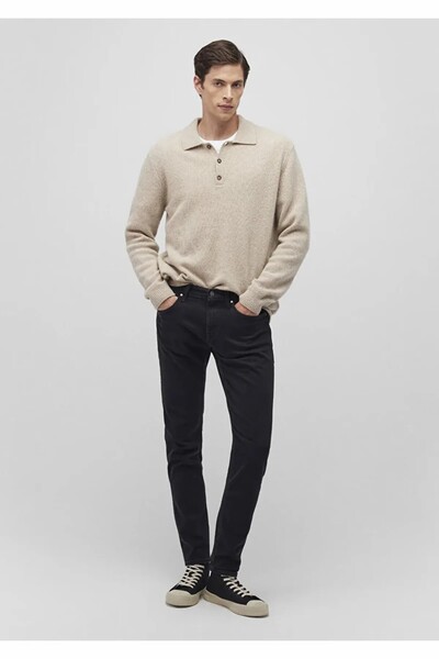 Mavi Men's Gray James Deep Smoke Lux Black Jean 0042487866-Std