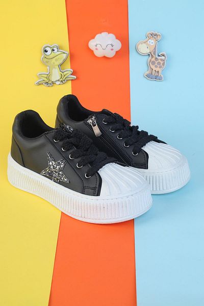Moda Lime Girl Flexible Sole Comfortable Breathable Simple Children's Sports Shoes Girls' Sneaker Shoes