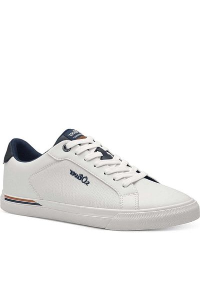 s.Oliver White Trainers Mens Shoes