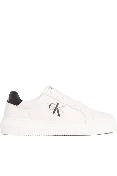 Calvin Klein Jeans White Trainers Mens Shoes