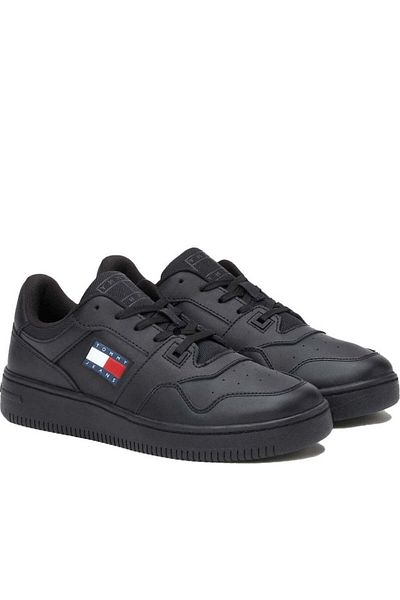 Tommy Jeans Black Trainers Womens Shoes