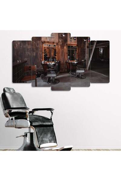 EVLOYA Eski Zamanlardan Günümüze - 5 Parçalı Berber Tablo