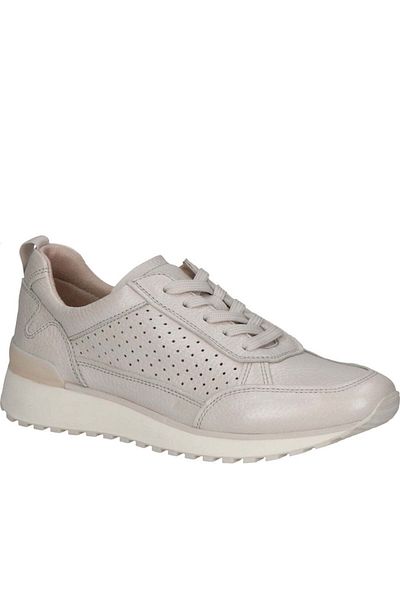 Caprice Beige Trainers Womens Shoes