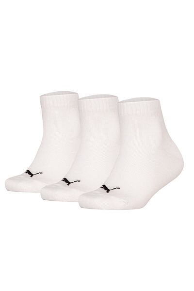 Puma Kinder Quarter Socken, 3er Pack - Plain Quarter 3P, Logos, einfarbig