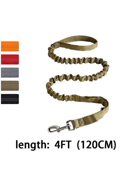 Choice Dark Khaki Dog Leash Large Dogs, Bungee Dog Leash Heavy Duty, No Pull ...