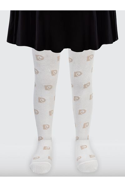 Pierre Cardin 3-11 Years Girl's Ecru Pantyhose
