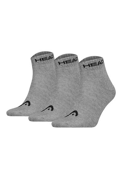 Head Unisex Quarter Socken, 3er Pack - Elements All Sport Quarter, Logo, einfarbig