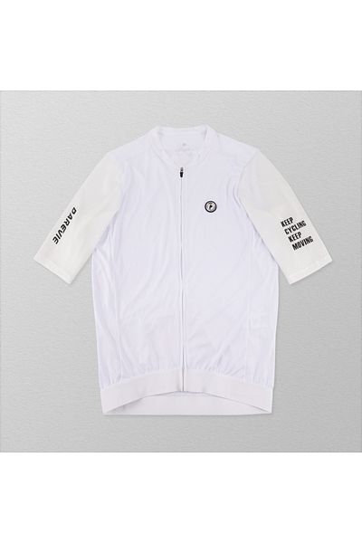 DAREVIE Asia-M White DAREVIE Cycling Jersey SPF 50+ Men Women Cycling Jersey 2023 Fashion Bike Jersey Pro Te