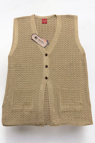 DAFFODIL Home Fabrics Women's V-Neck Sleeveless Mother Vest with Pockets (Pilling Resistant)