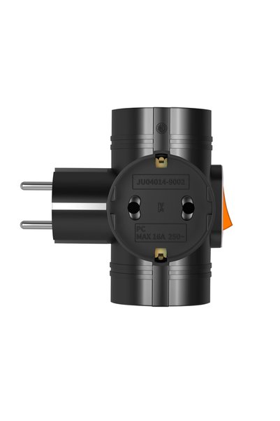 Choice 250V EU 3 white Eu Socket Adapter 3-in-1 On/Off 2-Pin Expansion Socket...