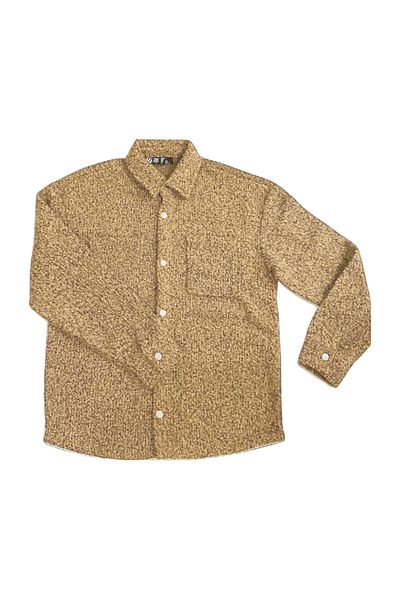 Smymoda Unisex Twist Shirt Wide Fit Pocket Detailed