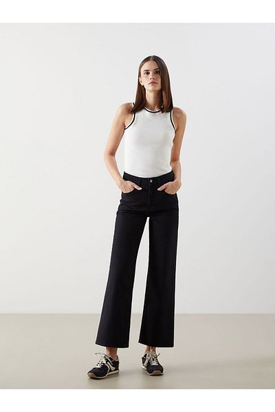 LC Waikiki New Season Wideleg Women's Jean Trousers - S5M814Z8
