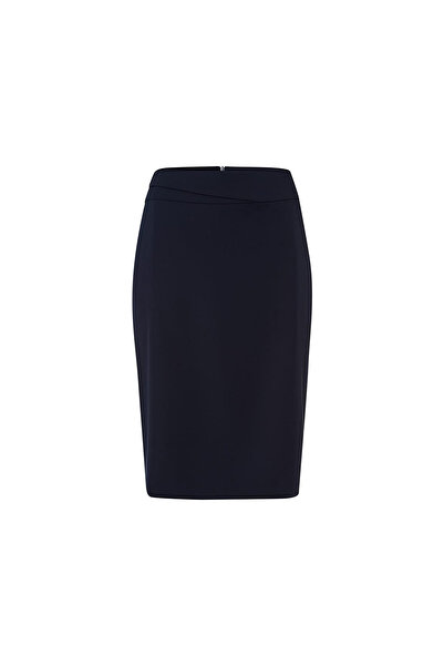 Frank Walder Faltenrock pentru femei în albastru