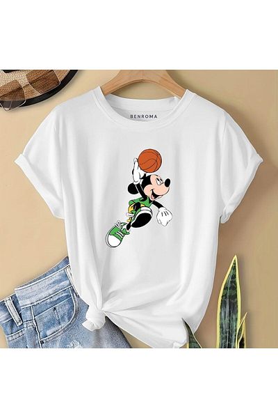 BENROMA 1 tricou este un cadou pentru achiziții de 6 și mai sus în coș - tricou pentru copii imprimat cu personaje de desene animate