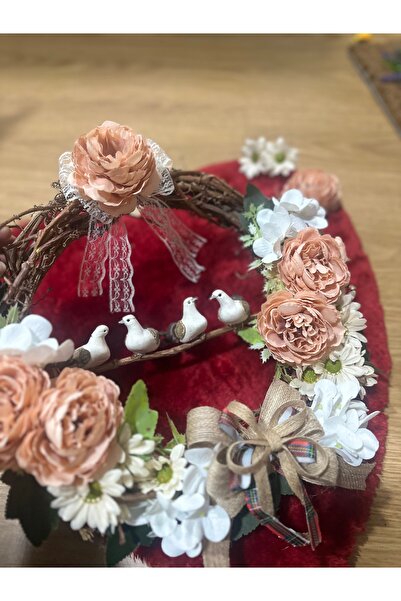 Marrone Στολίδι πόρτας με πουλιά