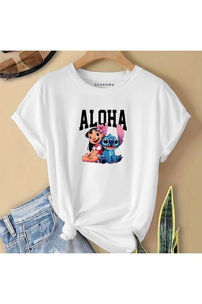 BENROMA 1 tricou este un cadou pentru achiziții de 6 și peste în coș - Tricou pentru copii cu imprimeu Aloha