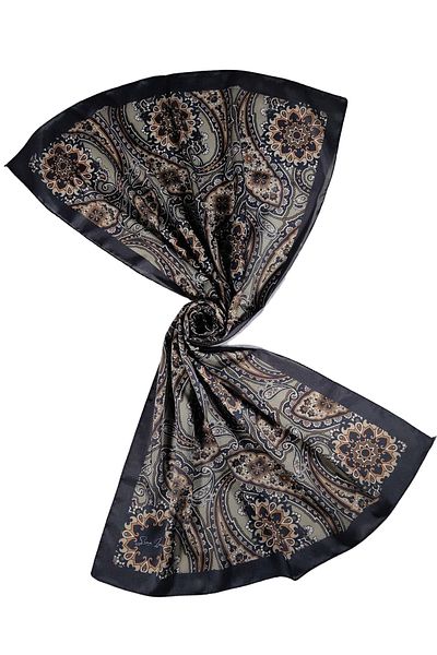 mim eşarp Σάλι Jan Jan με έθνικ σχέδιο Sina Silk 75x190 cm