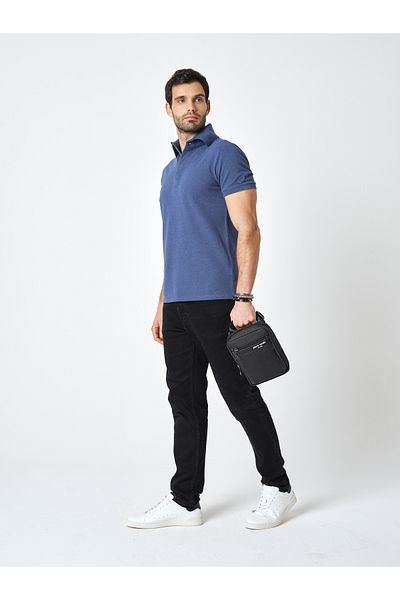 Pierre Cardin 01PC002011 Водоустойчива черна чанта през рамо - Чанта за през рамо и през рамо