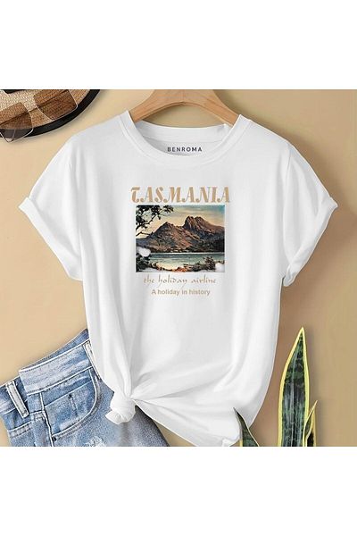 BENROMA 1 produs este un cadou pentru achiziții de 6 și peste Tricou pentru copii cu imprimeu Tasmania