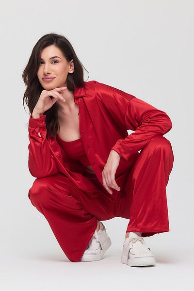 Ceylen Set 3 piese din satin pentru femei