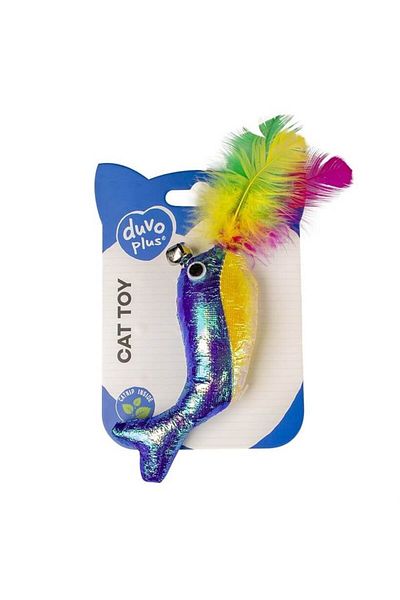 Duvo Catnip Whale Cat Toy 16,5x7x2cm
