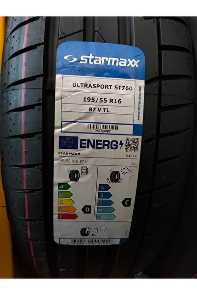 Starmaxx 195/55 R16 TL 87V ULTRA SPORT ST760 STARMAXX DOT ( 2024 )
