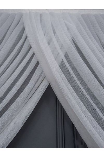 Taç Pharbateks Planting Mist New Fashion Tulle Double Breasted Theater Yanki Tulle Curtain