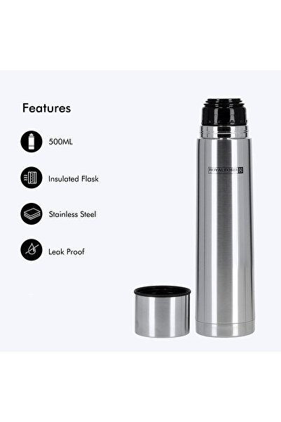 ROYALFORD 500ML Heat Insulated Thermos Stainless Steel Vacuum Flask RF9780