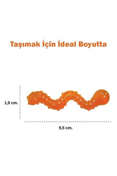 PetStages Cat Toy with Catnip in Worm Shape