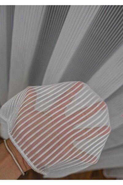 farbateks Κουρτίνα από πλισέ τούλι 2 στρώσεων με ρίγες Thor