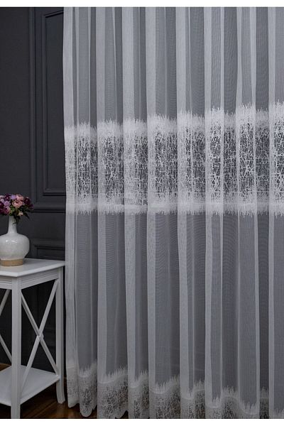 farbateks Intermediate Glacier Pattern New Design Pattern 1 E 2 Layer Pleated Tulle Don't Want Iron
