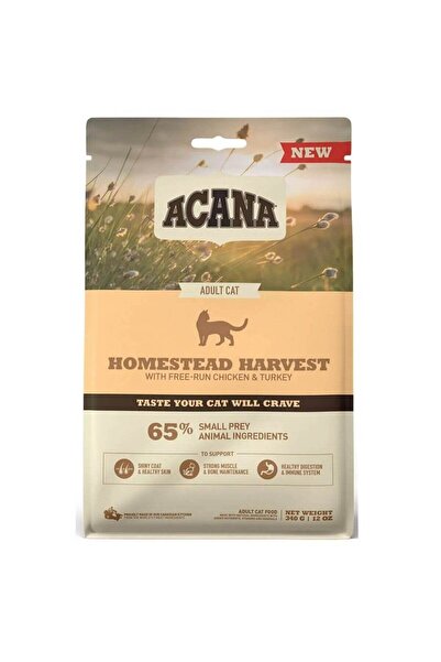 Acana Homestead Harvest Tavuklu Hindili Kedi Maması 4.5 kg