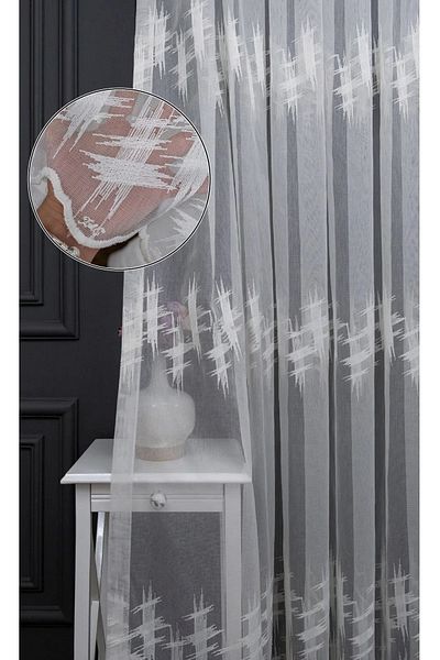 Taç Farbateks Planting Patient Diyez Young Design New Model 3layer Pleated No Ironing Needed No Crease