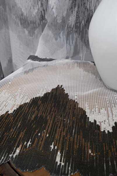 farbateks Harmony Gray Anthracite Black Smoked Tulle New Fashion Design 1e 3 Layers Pleated Tulle