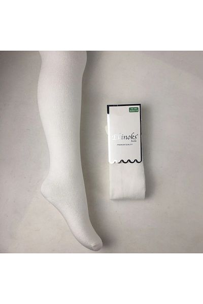 Ekinoks Children's Cotton Pantyhose 3 Pieces Cream