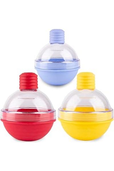 shop Milano Home 3-Piece Large Ice Mold, Round Ice Mold, Ice Cube Mold, Silicone Ice Mold, Sphere B